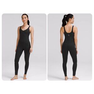 Lululemon Peloton Black Align Bodysuit 28” size 6 NWT